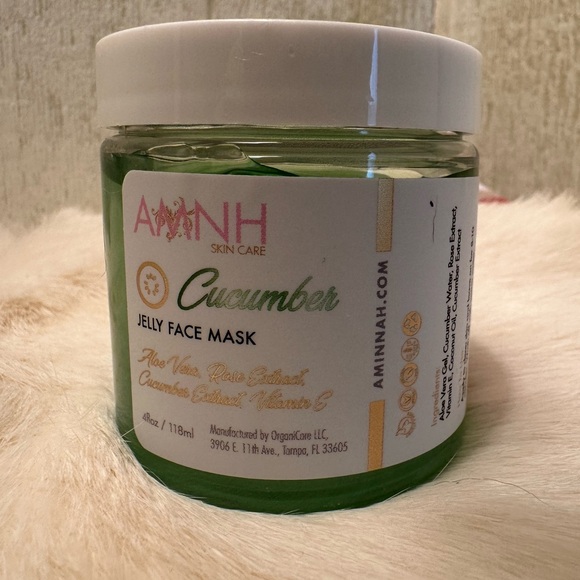 Aminnah Other - AMINNAH Cucumber Jelly Face Mask - Green